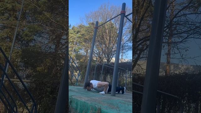 Разминка, Подтягиваня, Берпи+подтягивания, берпи+подьем с переворотом, берпи+выход на две… смотреть онлайн