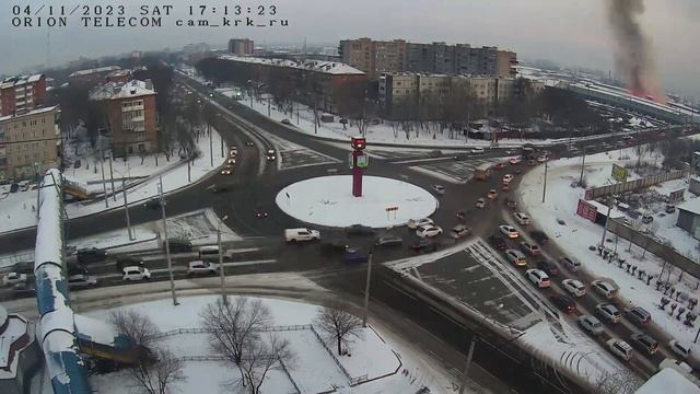 Пожар в Абакане по улице Хлебная 4 ноября 2023 смотреть онлайн