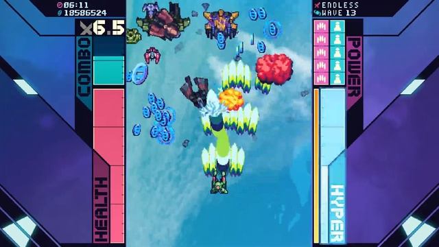 Super Galaxy Squadron EX Turbo - Endless Mode - SSS Rank (Godlike) - Green ship смотреть онлайн