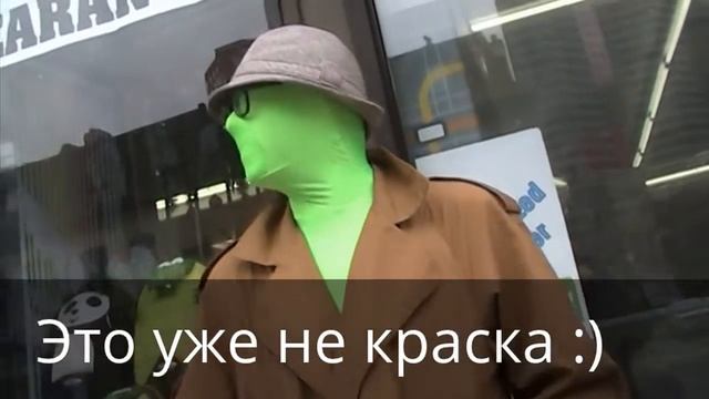 Прикольный зеленый кот из Болгарии HD. Green cat смотреть онлайн