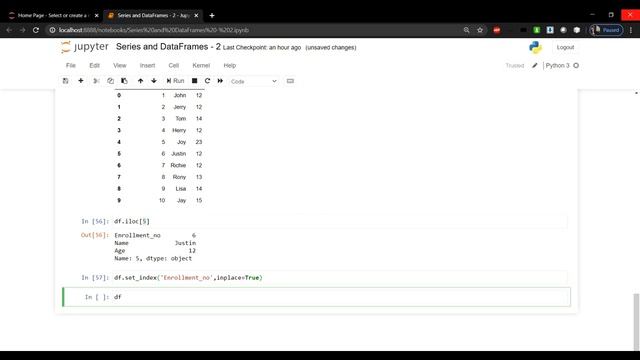 Pandas Tutorial for Beginners | 3.Working with Pandas DataFrame - head, tail, shape, loc and iloc смотреть онлайн