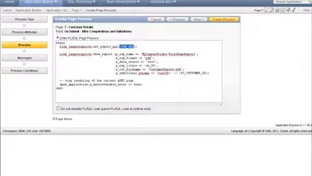 Calling Jasper Reports from APEX смотреть онлайн