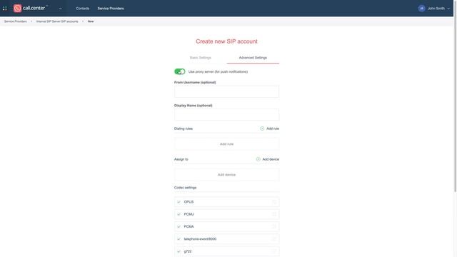 Configuring call.center™ softphone with SIP Service Provider смотреть онлайн