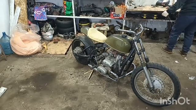 Cafe Racer Урал. Часть 4. выхлоп. смотреть онлайн