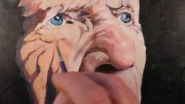 Acrylic Portrait Painting смотреть онлайн