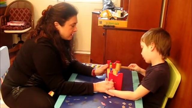 Фрагмент занятий в рамках коррекционного курса в Суламот...