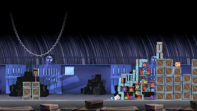 Angry Birds Rio Smugglers's Den 1-8 Mighty Eagle 100% Total Distruction walkthrough video смотреть онлайн