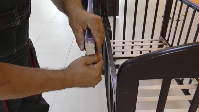 Инструкция по сборке детской кроватки Мой малыш 9 (поперечного качения) смотреть онлайн