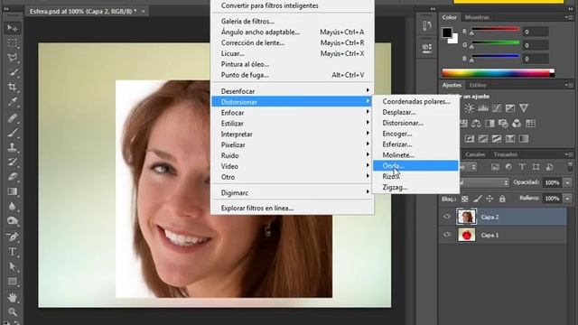 Trucos para distorsionar las fotografías en Photoshop смотреть онлайн