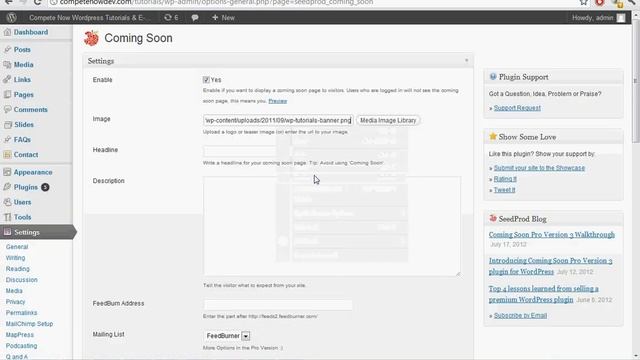 WordPress Coming Soon or Under-Construction Page - How to Tutorial смотреть онлайн