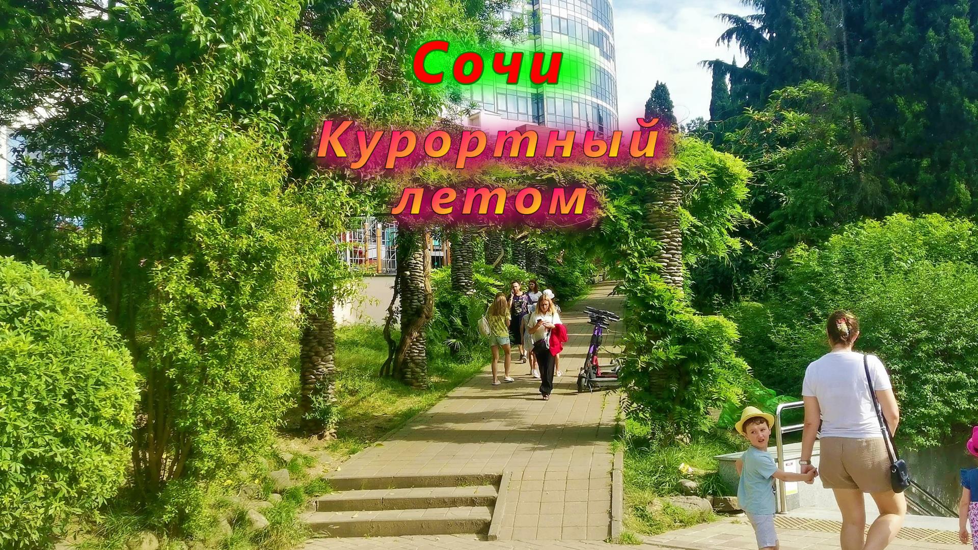 Сочи сегодня/ Курортный проспект летом смотреть онлайн