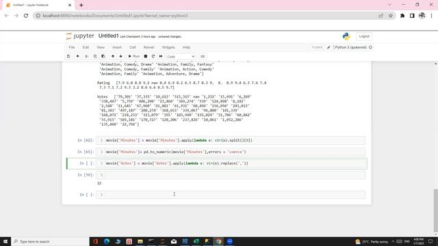 Python Data cleaning,Change Data type смотреть онлайн