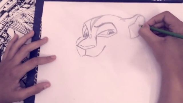 Как нарисовать львицу. смотреть онлайн