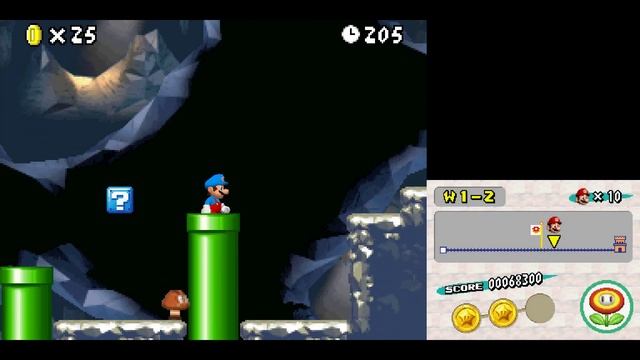 New Super Mario Bros.DS but with the Ice Flower Power-Ups смотреть онлайн