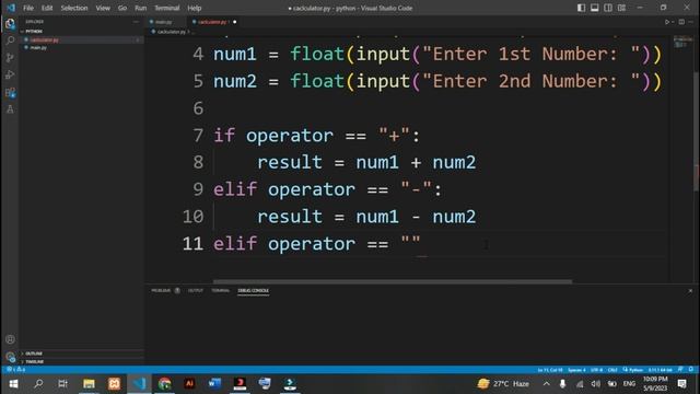 Calculator using Python || Python project || c4rcoding смотреть онлайн