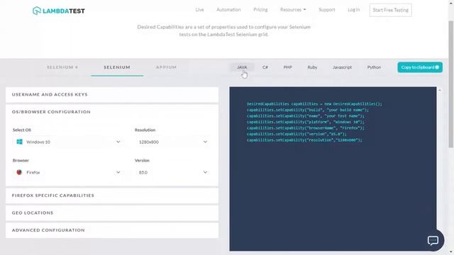 How To Generate Desired Capabilities In Selenium Using LambdaTest Desired Capabilities Generator смотреть онлайн