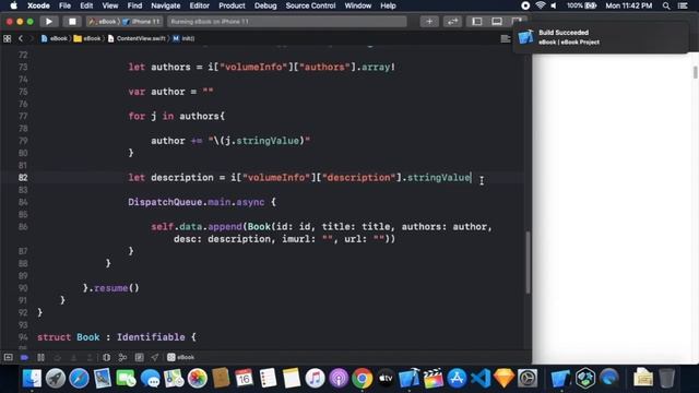eBooks App Using Google Books API In SwiftUI - JSON Parsing Using SwiftyJSON In SwiftUI смотреть онлайн