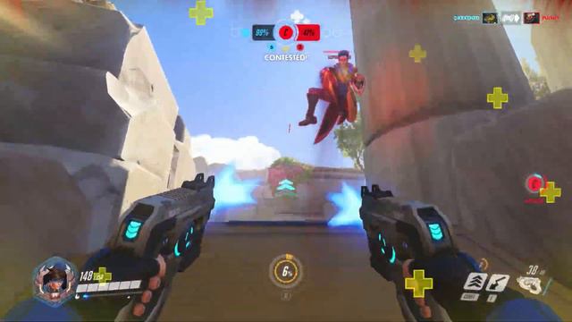 Overwatch 1 Tracer Overwatch Gameplay (No Commentary) (PC) (1080p 60)