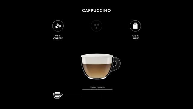 Gaggia Magenta - beverages - CAPPUCCINO смотреть онлайн