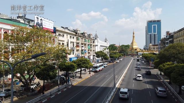 Sule Pagoda Road, Yangon, Myanmar смотреть онлайн