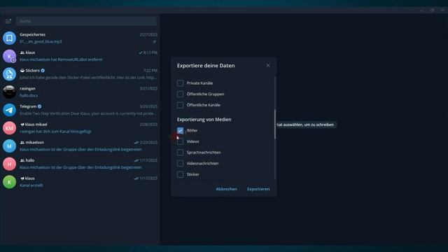 Wie Sichere ich den Telegram Chat auf PC 2023 смотреть онлайн