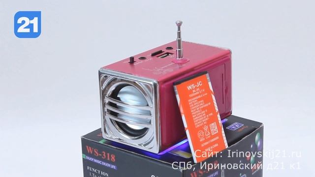 Portable 318 - обзор портативной акустики смотреть онлайн