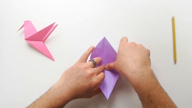 Origami colibrí - Origami hummingbird - Origami sinekkuşu смотреть онлайн