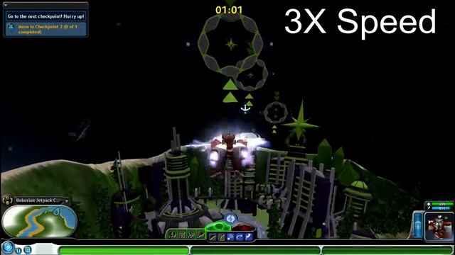 Spore Adventures - Boborian Jetpack Challenge смотреть онлайн