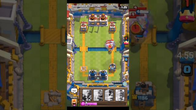 Clash royale, 3 катки на 10 арене в испытание смотреть онлайн