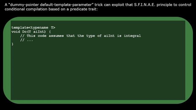 C++: S.F.I.N.A.E. Conditional Compilation смотреть онлайн