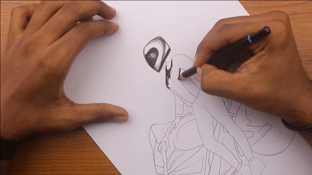 How to draw a Girl with a Bike with Pencil Sketch | Sketching Video | Learn to Draw смотреть онлайн