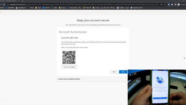 How to Set Up Microsoft Authenticator With Android смотреть онлайн