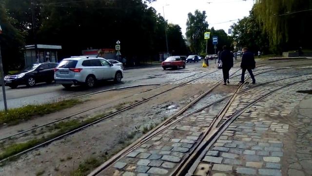 Город Калининград,улица Дюнная,конечная трамвая 5 смотреть онлайн