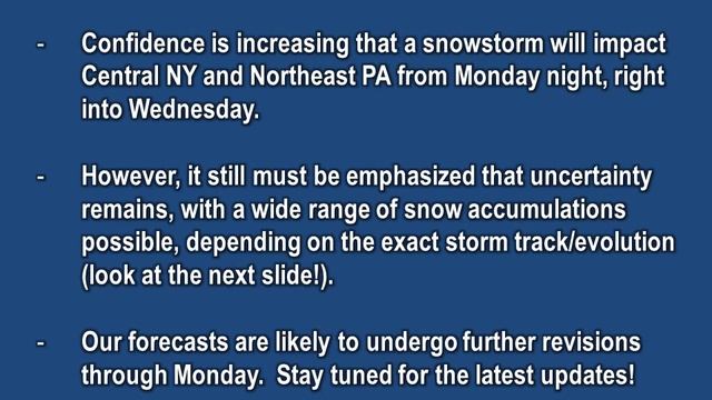 NWS Binghamton Winter Storm Briefing #1 смотреть онлайн