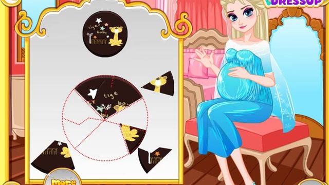 NEW мультик онлайн для девочек—Эльза супер мамочка—Игры для детей смотреть онлайн