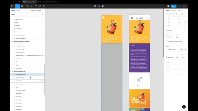 Hướng dẫn Figma - Menu khi scroll down trong figma - Figma designer Việt Nam смотреть онлайн