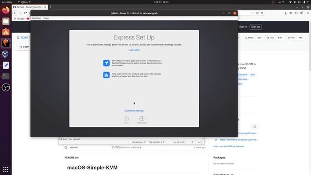 Install MacOS virtual machine on Ubuntu смотреть онлайн