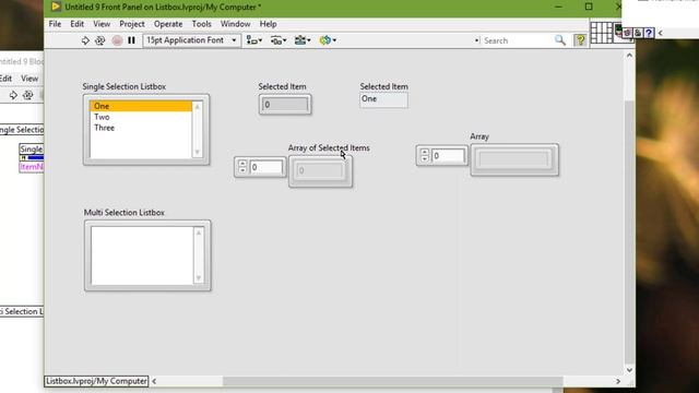Programmatically Finding Selected Items in a ListBox in LabVIEW смотреть онлайн