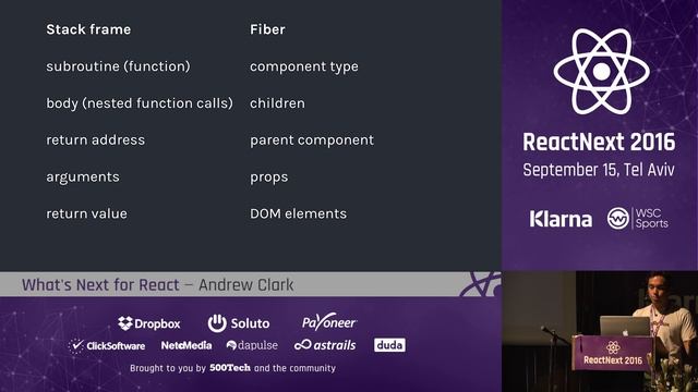 Andrew Clark: What's Next for React — ReactNext 2016 смотреть онлайн
