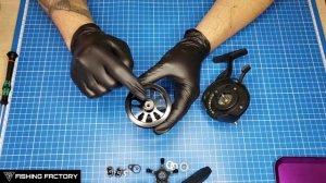 Зимняя катушка Folk Fishing Neo Black/Обзор и Разбор/Мощная катушка для ловли трофеев.