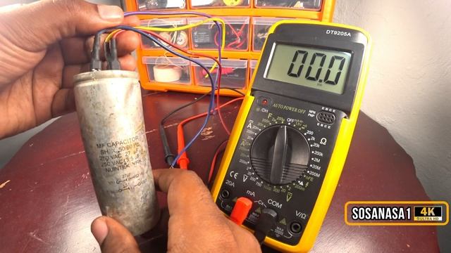como probar si un capacitor / condensador de lavadora funciona usando el multimetro DT9205A смотреть онлайн