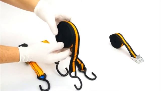 Ремень стяжной 5м х 25мм, 450кг (2шт) TOLSEN смотреть онлайн