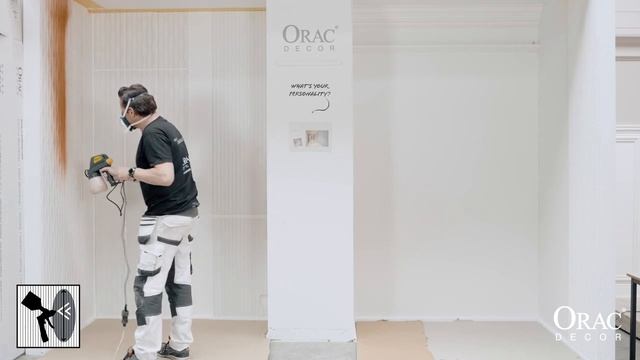 Painting 3D Wall Covering   Orac Decor® Installation Video