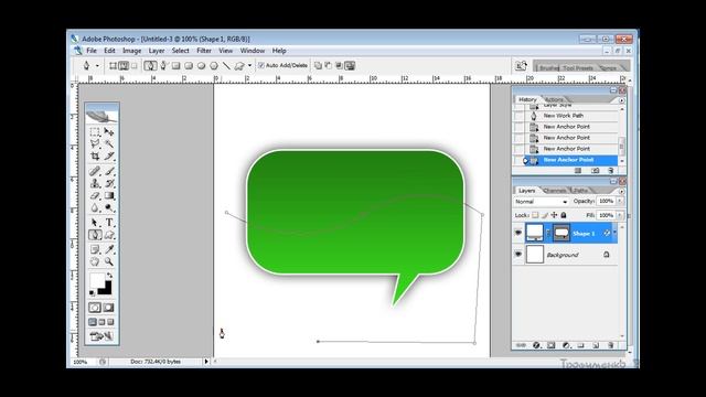 Как сделать иконку в фотошопе - Иконка сообщения смотреть онлайн