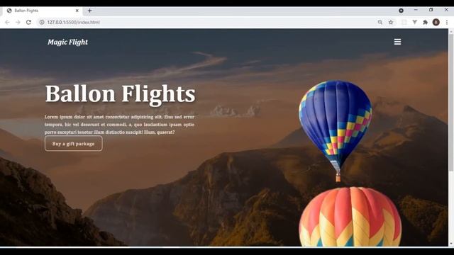 How To Make An Animated Beautiful Website Design Using HTML And CSS | Air Balloons Animation |?#CSS смотреть онлайн