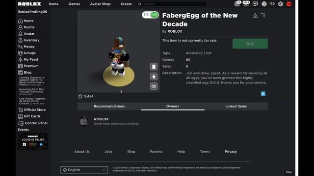 New Faberg Egg Of The New Decade Mesh & Decal Leaked! Roblox Egg Hunt 2020! смотреть онлайн