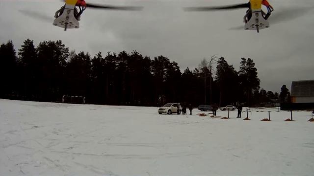 Видео 2 с борта гексакоптера камера GoPro смотреть онлайн