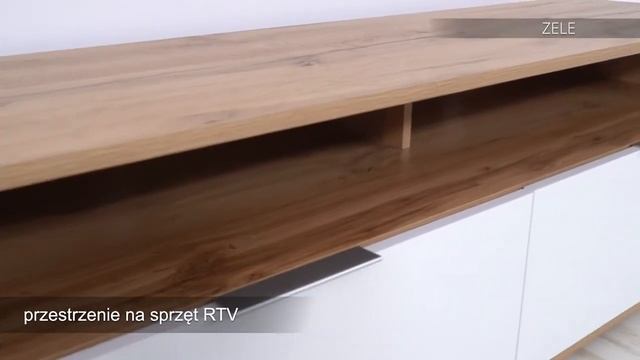 Тумба под телевизор с ящиками Zele BRW | Зеле БРВ RTV2S смотреть онлайн