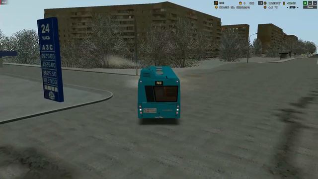 OMSI 2 | МАЗ-203.047 | Чистогорск | Маршрут 41 (круг) смотреть онлайн