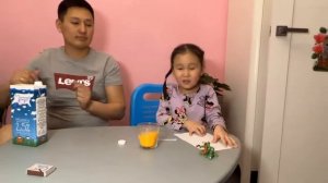 " Космические опыты" Буслаева Амелия, 5 лет.